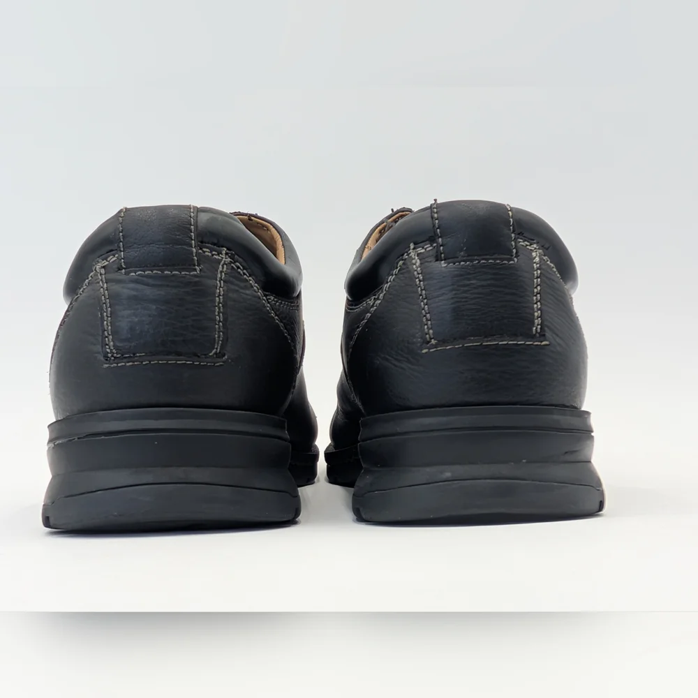 DOCKERS ProStyle Men's 11M Derby Oxford Black Leather Shoes Lace Up